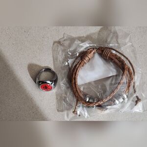 Ninja ring and demon slayer bracelet